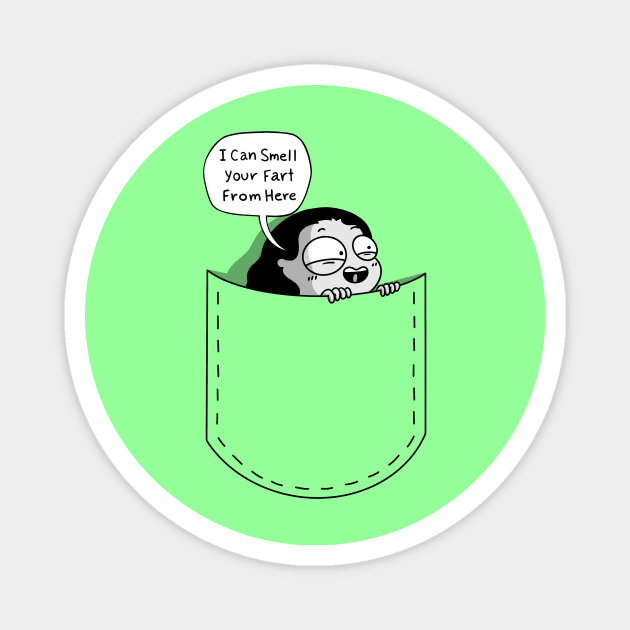 Fart Pocket Magnet by AnnaOtake